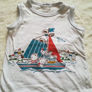 ファミリア(familiar)のファミリア　タンクトップ　Tシャツ　110(Tシャツ/カットソー)