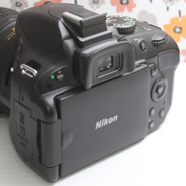 Nikon(ニコン)の❤️Wi-Fi❤️ニコン D5100 一眼レフカメラ スマホ/家電/カメラのカメラ(デジタル一眼)の商品写真