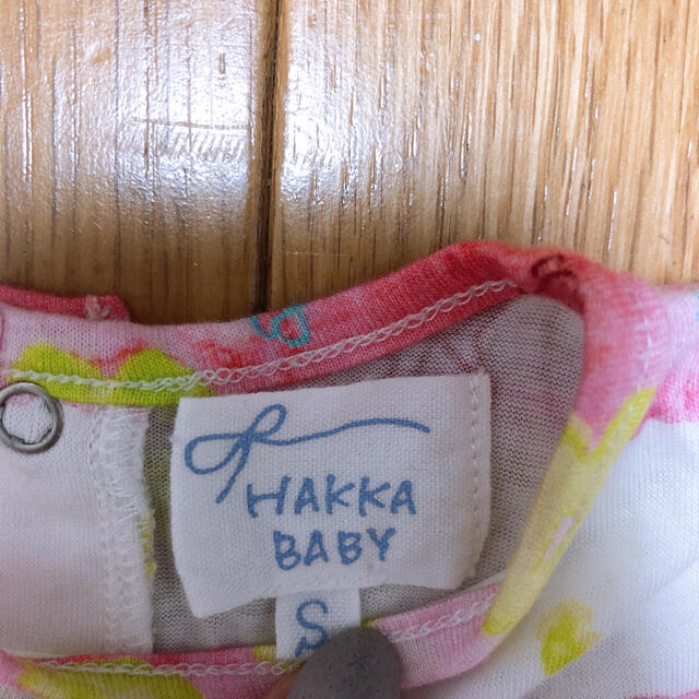 hakka baby(ハッカベビー)のNo.76 ロンパース hakkababy サイズS キッズ/ベビー/マタニティのベビー服(~85cm)(ロンパース)の商品写真