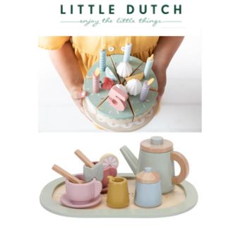 コドモビームス(こどもビームス)の▼ Little dutch リトルダッチ ▼ケーキ&ティーセット(知育玩具)