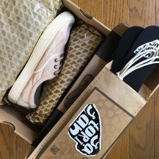 ヴァンズ(VANS)の新品 サトリサン スニーカー イタリアンリネン コットン レザー ウォッシュ加工(スニーカー)