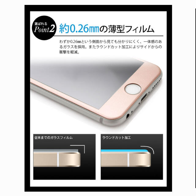 iPhoneXR/11用(6.1インチ)前面保護ガラス ラウンドタイプ3枚セット スマホ/家電/カメラのスマホアクセサリー(保護フィルム)の商品写真