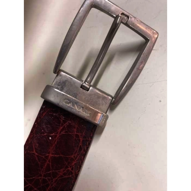 CANALI() REAL CROCODILE レザーベルト メンズ