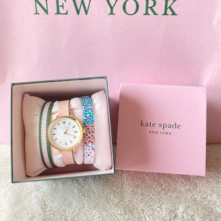 ケイトスペード(kate spade new york) フラワー 腕時計(レディース)の