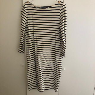 プチバトー(PETIT BATEAU)のプチバトー　ワンピース　ボーダー(ひざ丈ワンピース)