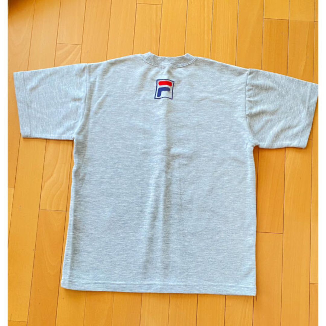 FILA(フィラ)のFILA 刺繍 ビッグロゴ　半袖Tシャツ　スウェット レディースのトップス(Tシャツ(半袖/袖なし))の商品写真