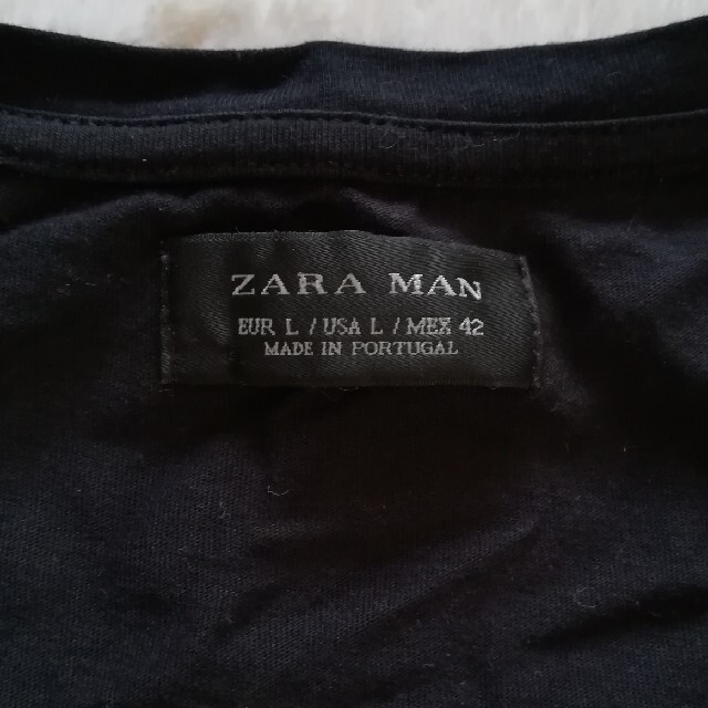 ZARA(ザラ)のZARA ザラメンズ　Tシャツ　L　スカル メンズのトップス(Tシャツ/カットソー(半袖/袖なし))の商品写真