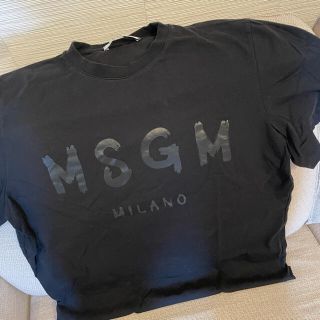 エムエスジイエム(MSGM)のMSGM Tシャツ　ブラック(Tシャツ(半袖/袖なし))