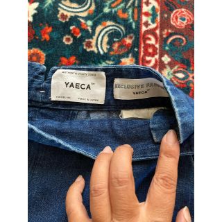 ヤエカ(YAECA)のYAECA デニム　ワイドパンツ(カジュアルパンツ)