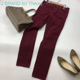 セオリー(theory)のJ BRAND for Theory コーディロイパンツ ワインレッド(カジュアルパンツ)