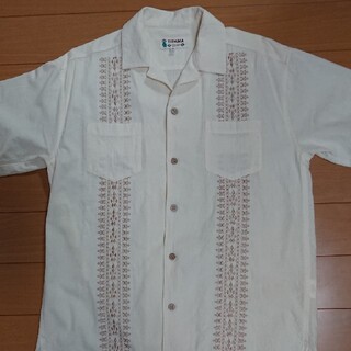 チチカカ(titicaca)のチチカカ 刺繍 半袖シャツ 開襟シャツ アロハシャツ エスニック(シャツ)
