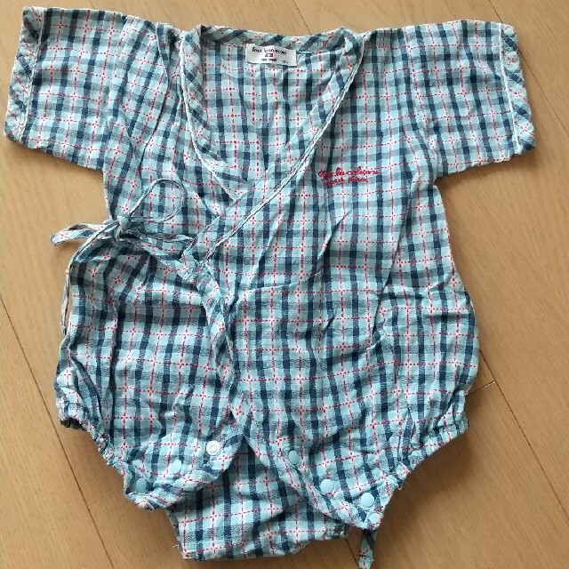 ロンパース型浴衣 80 キッズ/ベビー/マタニティのベビー服(~85cm)(甚平/浴衣)の商品写真