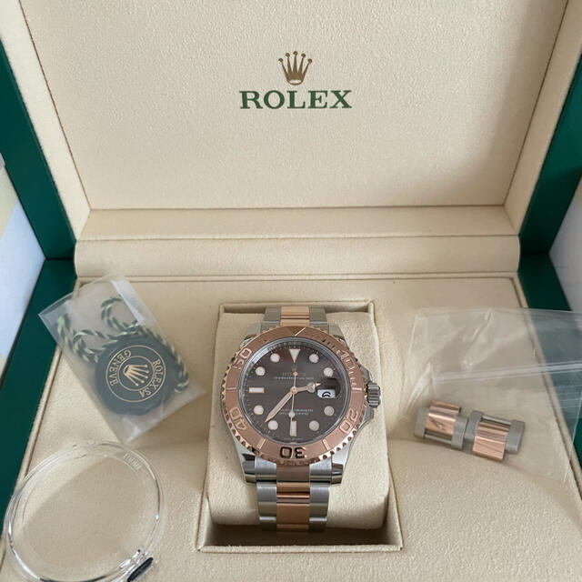 ROLEX(ロレックス)の【超美品】Rolexロレックス ヨットマスター126621 コンビ チョコ メンズの時計(金属ベルト)の商品写真