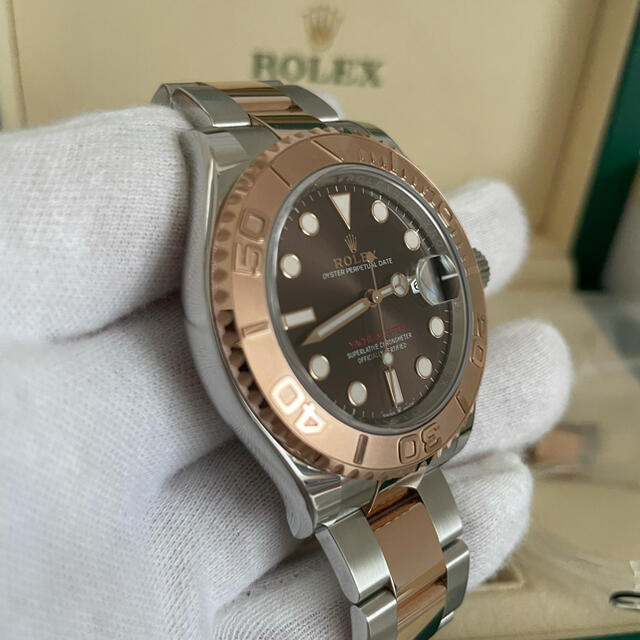 ROLEX(ロレックス)の【超美品】Rolexロレックス ヨットマスター126621 コンビ チョコ メンズの時計(金属ベルト)の商品写真