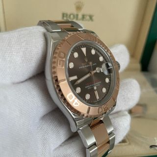 ロレックス(ROLEX)の【超美品】Rolexロレックス ヨットマスター126621 コンビ チョコ(金属ベルト)