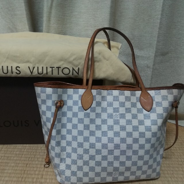 トートバッグLOUIS VUITTON ルイ・ヴィトン　アズール　ネヴァーフル　MM