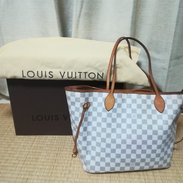 LOUIS VUITTON(ルイヴィトン)のLOUIS VUITTON ルイ・ヴィトン　アズール　ネヴァーフル　MM レディースのバッグ(トートバッグ)の商品写真