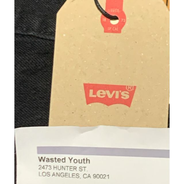 Levi's(リーバイス)の34 LEVIS WASTED YOUTH 501 DENIM BLACK  メンズのパンツ(デニム/ジーンズ)の商品写真