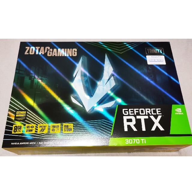 新品未開封 ZOTAC GeForce RTX 3070 Ti Trinity