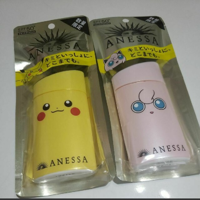 ANESSA(アネッサ)の資生堂 アネッサ UVスキンケアミルク ポケモン プリン&ピカチュウ コスメ/美容のボディケア(日焼け止め/サンオイル)の商品写真