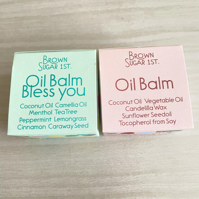 Brown sugar 1st.  Oil balm 2個セット　10g コスメ/美容のボディケア(その他)の商品写真