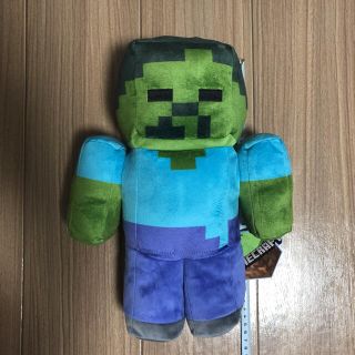 Minecraft マインクラフト　BIGぬいぐるみ① ゾンビ(キャラクターグッズ)