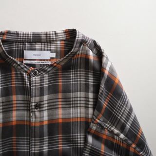 ワンエルディーケーセレクト(1LDK SELECT)の美品　Graphpaper Check BandCollar Big Shirt(シャツ)