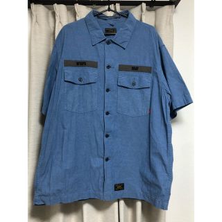 ダブルタップス(W)taps)の希少 XL wtaps 17ss BUDS S/S Ｌ　半袖 シャツ　(シャツ)