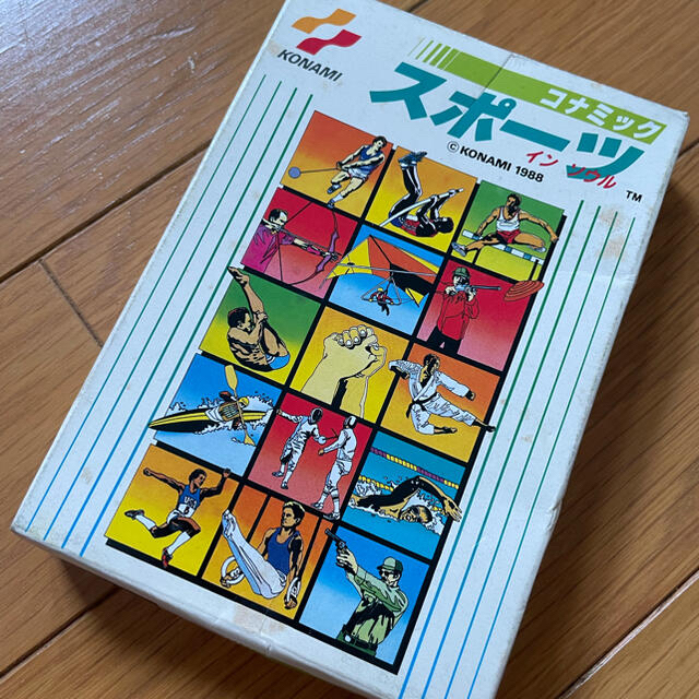 KONAMI(コナミ)のファミコン　コナミックスポーツ　箱のみ エンタメ/ホビーのゲームソフト/ゲーム機本体(その他)の商品写真