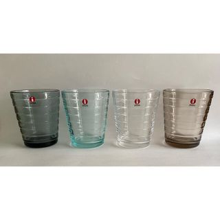 イッタラ(iittala)のイッタラ　アイノアアルト　タンブラー220ml 4色セット(グラス/カップ)