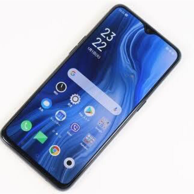 SIMフリー OPPO reno Aブルー 格安simもOK★新品未開封品★お得