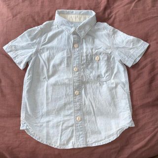 ベビーギャップ(babyGAP)のbabyGAP ベビーギャップ  爽やかシャンブレー 半袖 シャツ  90サイズ(ブラウス)