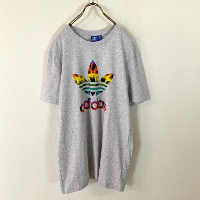 adidas(アディダス)の【新品 希少サイズ】adidas オーバーサイズ クレイジー トレフォイルt メンズのトップス(Tシャツ/カットソー(半袖/袖なし))の商品写真