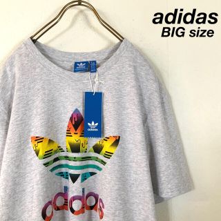 アディダス(adidas)の【新品 希少サイズ】adidas オーバーサイズ クレイジー トレフォイルt(Tシャツ/カットソー(半袖/袖なし))