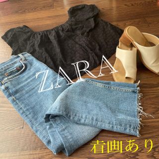 ザラ(ZARA)のZARA 刺繍トップス(カットソー(半袖/袖なし))