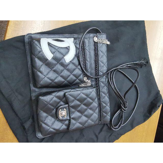 レディース未使用【CHANEL】シャネル『カンボンライン ショルダーバッグ』A28125