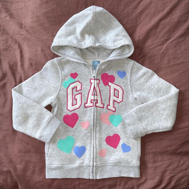 babyGAP(ベビーギャップ)のbabyGAP ベビーギャップ カラフル かわいい スウェット パーカー 110 キッズ/ベビー/マタニティのキッズ服女の子用(90cm~)(カーディガン)の商品写真