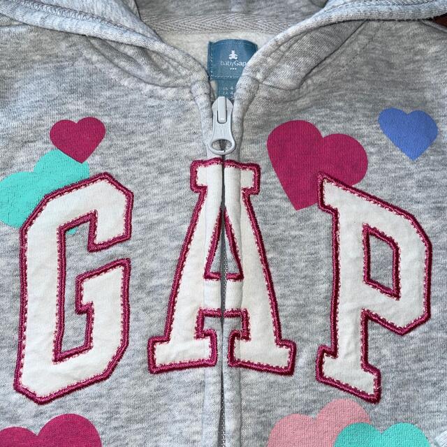 babyGAP(ベビーギャップ)のbabyGAP ベビーギャップ カラフル かわいい スウェット パーカー 110 キッズ/ベビー/マタニティのキッズ服女の子用(90cm~)(カーディガン)の商品写真