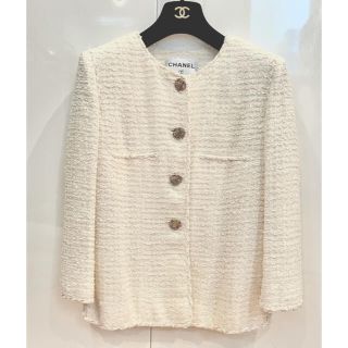 シャネル(CHANEL)の美品　シャネル　ノーカラージャケット　chanel(ノーカラージャケット)