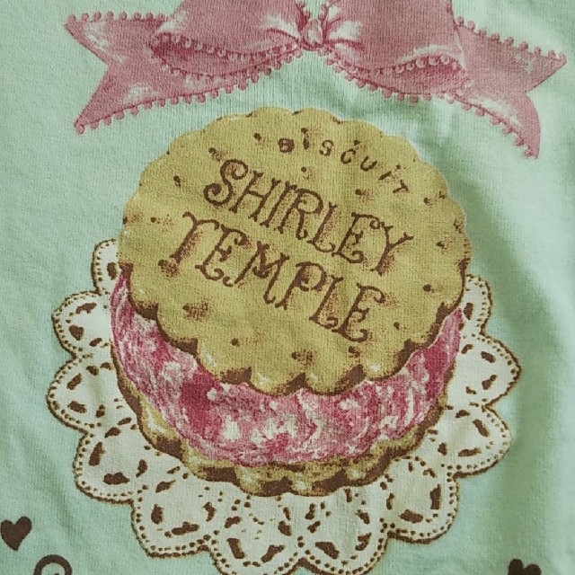 Shirley Temple(シャーリーテンプル)のシャーリーテンプル 130 グリーンTシャツ キッズ/ベビー/マタニティのキッズ服女の子用(90cm~)(Tシャツ/カットソー)の商品写真