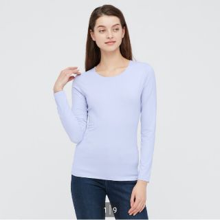 ユニクロ(UNIQLO)のユニクロ　エアリズムUVカットクルーネックT(Tシャツ(長袖/七分))