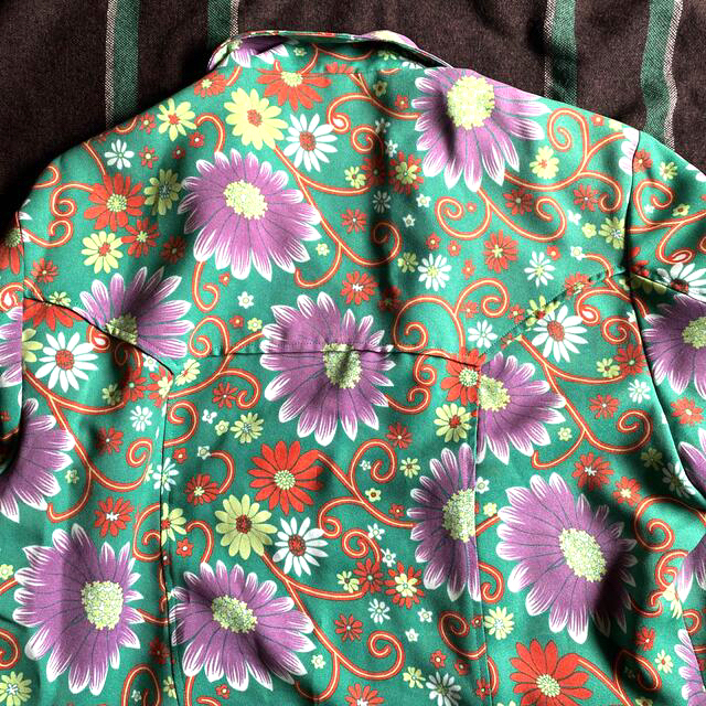 ヨウジヤマモト　花柄シャツジャケット
