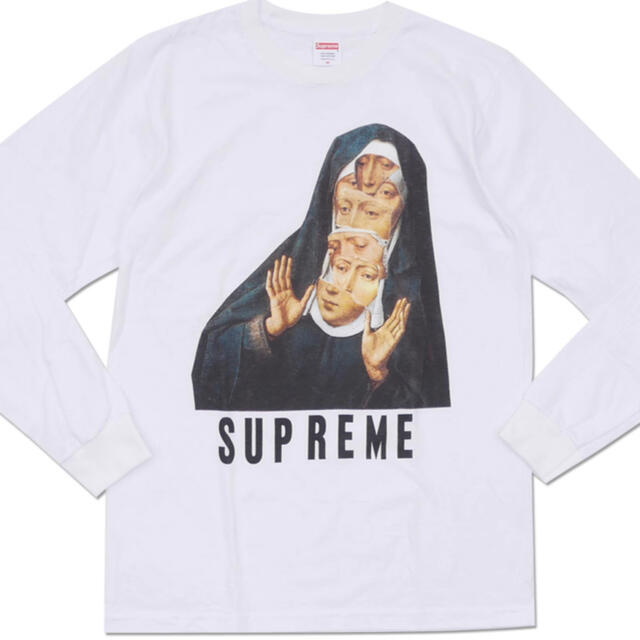Supreme Nun L/S Tee S White