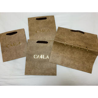 カシラ(CA4LA)のCA4LA 紙袋(ショップ袋)