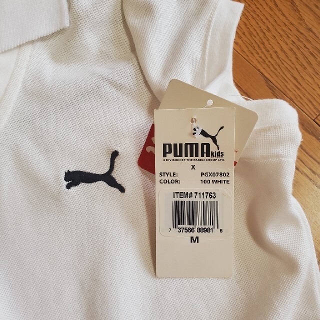 PUMA(プーマ)の未使用:プーマ:ポロシャツワンピ:Ｍ:130 キッズ/ベビー/マタニティのキッズ服女の子用(90cm~)(ワンピース)の商品写真