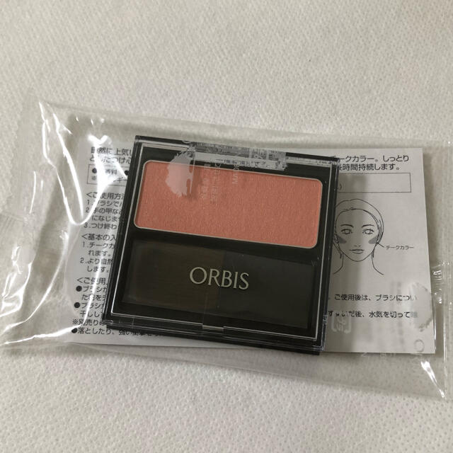 ORBIS(オルビス)の【未使用】オルビス　ナチュラルフィットチーク　コーラル コスメ/美容のベースメイク/化粧品(チーク)の商品写真