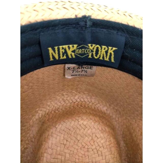 NEW YORK HAT(ニューヨークハット)のNEW YORK HAT（ニューヨークハット） 麦わらハット メンズ 帽子 メンズの帽子(その他)の商品写真
