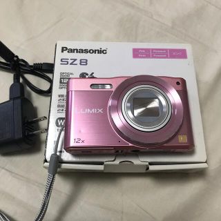 パナソニック(Panasonic)のLUMIX SZ8 ピンク　数回使用(コンパクトデジタルカメラ)