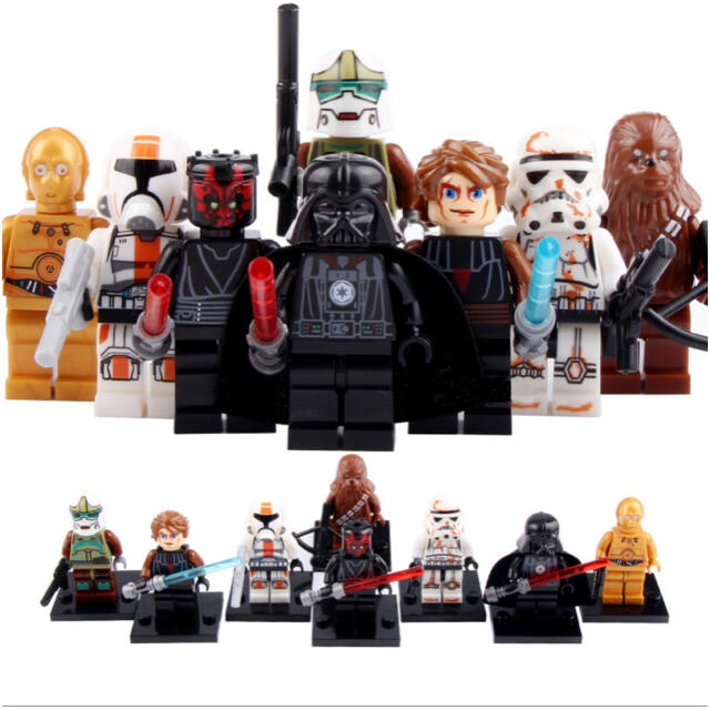 新品LEGOレゴ互換 スターウォーズ ダースベイダー ミニフィグ人形
