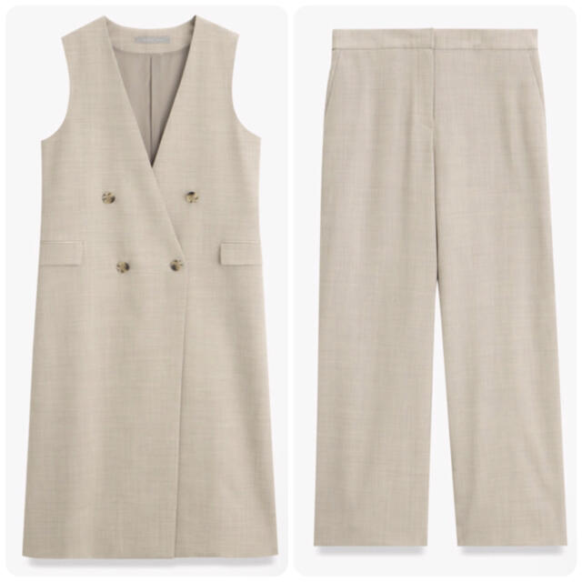 theory luxe 21SS 完売 セットアップ ロングジレ パンツ - セット/コーデ